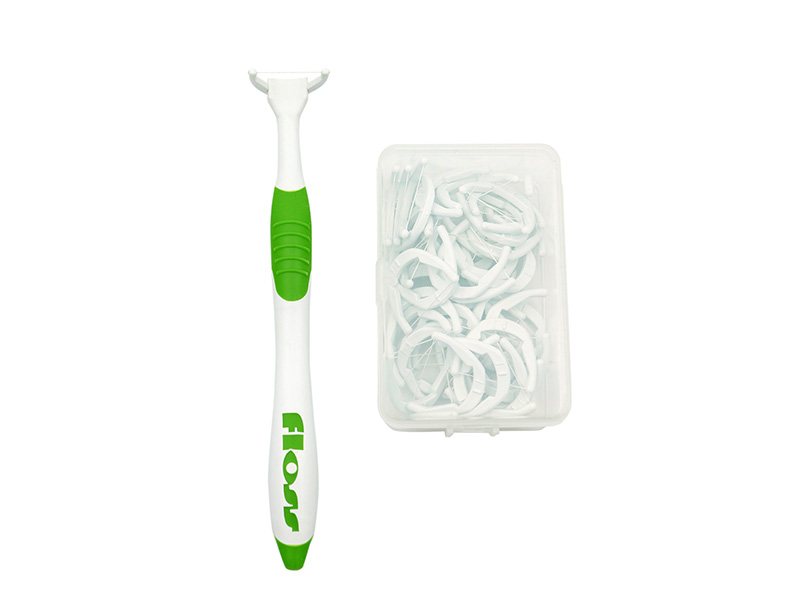 Y shape floss holder